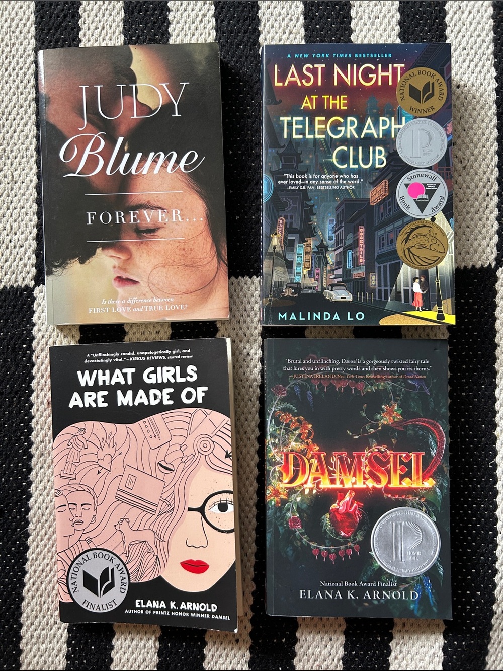 Lot of 4 YA banned books